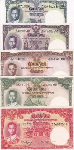 Thailand set unc - 5, 10