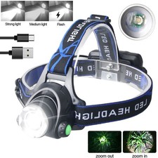 LED Stirnlampe Super Hell USB