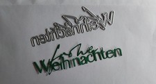 Stanzschablone Schriftzug "Frohe Weihnachten" 🎅🌲