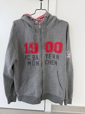 FC Bayern München Sweatshirt Jacke Größe L Grau Herren