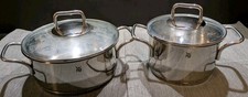 2 WMF Kochtöpfe (Transtherm, induktionsgeeignet) (Kochtopf Set, 20x9 & 16x10,5)
