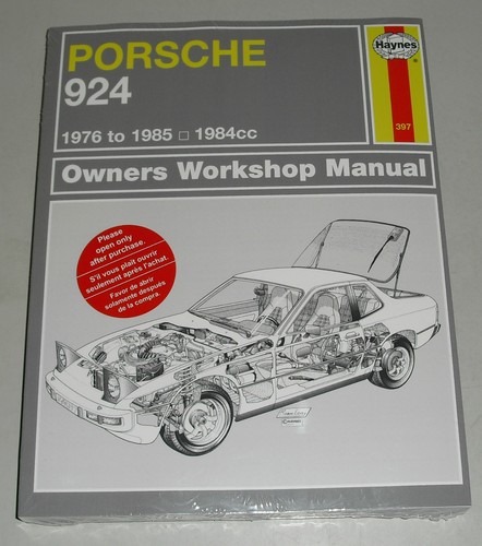 Reparaturanleitung porsche 924 - reparaturanleitung,