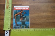 Alter Aufkleber Fernseher Video Kamera NORDMENDE (5a)
