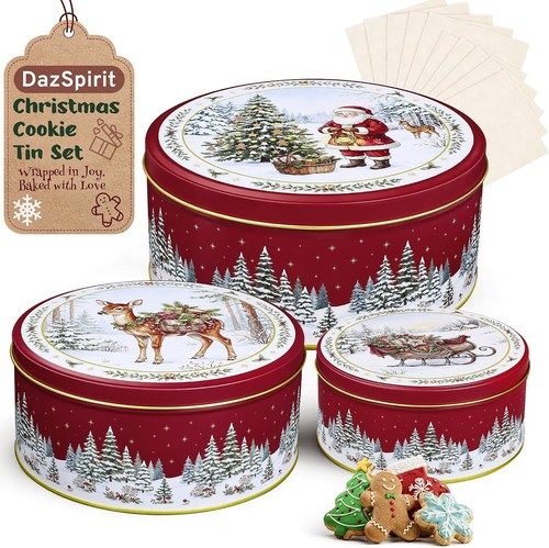 Weihnachtskeksdosen 3er set - weihnachtskeksdosen,