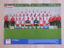 Mannschaftsbild Sportfreunde Siegen 2005/06 Kicker Sonderheft