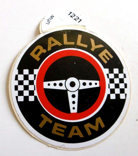 Werbe aufkleber rallye team - werbe-aufkleber,