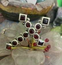 ❤ Antik Granat Kreuz