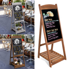 Kundenstopper Holz Werbetafel Aufsteller Kreidetafel magnetisch Gehwegaufsteller