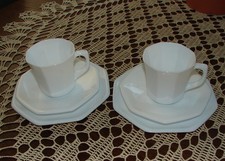 2 Gedecke Arcopal France weiß selten