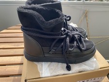 INUIKII Damen Boots Schwarz Größe 41