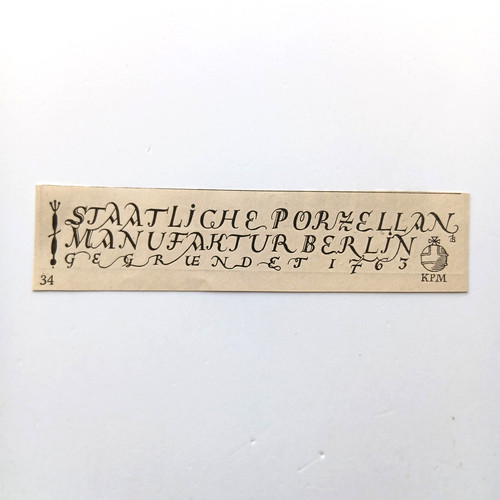 1930 kpm staatliche porzellan - staatliche,