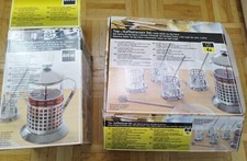 Tee-/Kaffeetassen Set (4 Tassen) + Kaffeezubereiter 800ml