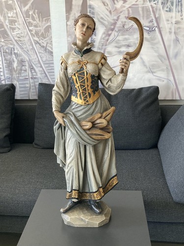 Holzfigur notburga nach - holzfigur,, hl.