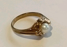 Vintage schmuck ring goldring - ring,