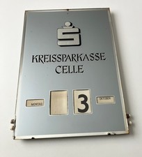 Drehkalender / Kreissparkasse