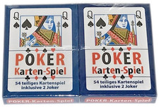 1x Pokerkarten-Set 2x 54 Blatt