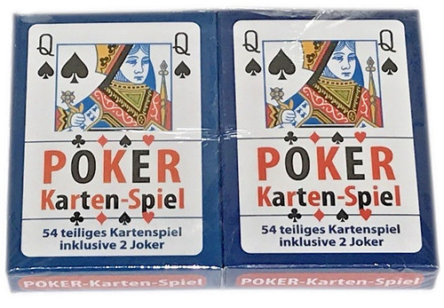 Pokerkarten set 54 blatt - pokerkarten-set,