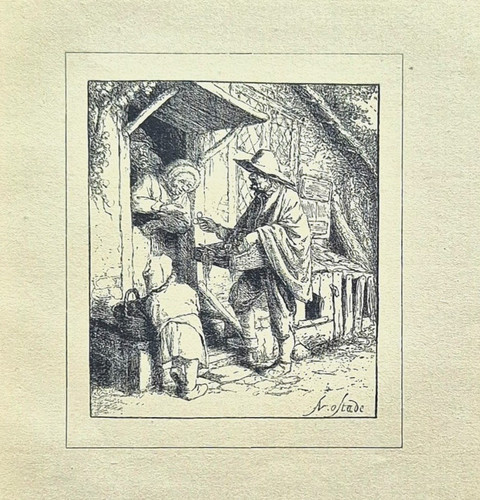 Alte lithographie der - lithographie,,