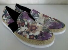 Damenschuhe Schuhe Sommerschuhe Espadrilles Slipper Blumenmotiv Gr.-41 NEUWARE 