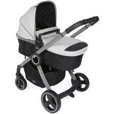CHICCO Kinderwagen Urban Pro Compact Abschließbar Mit Farbe Pack Grey Mist
