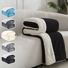 Wohndecke Sherpa Fleece Dicke Decke für alle Wärmebedürfnisse Dicke Decke 480GSM