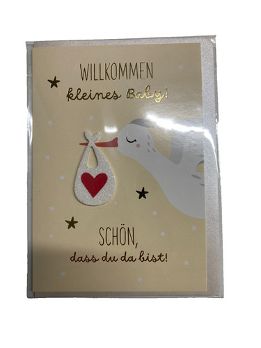 Gratulationskarte zur geburt - gratulationskarte,