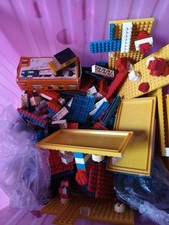 Kiste voller PEBE DDR Klemmbausteine Inkl Radachsen Und Bauplatten Guter Zustand