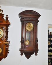 HISTORISMUS REGULATOR  um 1890 funktioniert wunderschöner Schlag  14vi l1