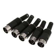 5 Stücke DIN Stecker - Buchse
