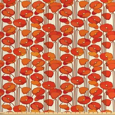 Blumen Satin Stoff als