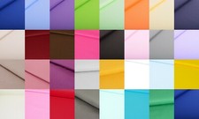 Baumwollstoff Unifarbig Einfarbig Meterware 100% Baumwolle 31 Farben