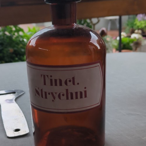 Antike apothekerflasche - antike,