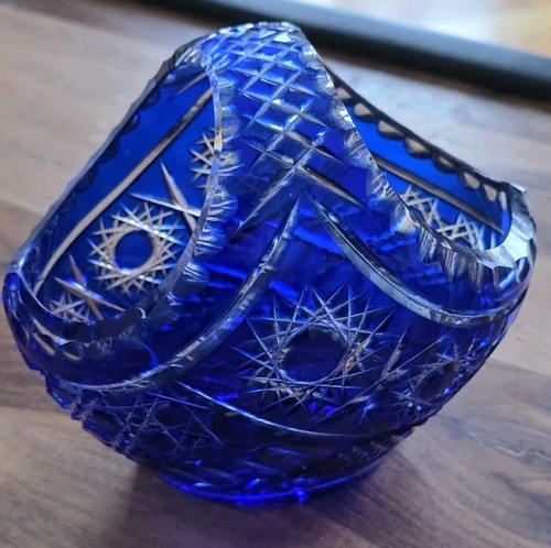 Bleikristall korb blau - bleikristall,,