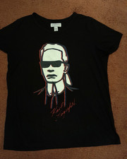 T- Shirts , Karl Lagerfeld Gr. M, Schwarz