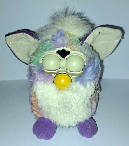 Vintage furby tie - furby, pastel