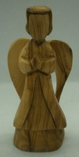 kleiner ENGEL aus Olivenholz, handgeschnitzt, 9 cm