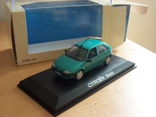 Modellauto citroen saxo grün - modellauto,