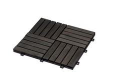 Holzfliesen Akazie geölt "Espreso" B-Ware 30x30, Klicksystem, FSC-zertifiziert