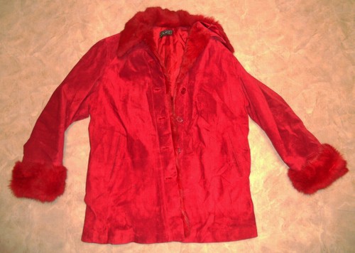 Pelzjacke rot riani - rot, 42