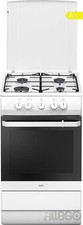 Amica Gasherd Standherd 4 Brenner 50cm Weiß Erdgas Flüssiggas SHGG11549W