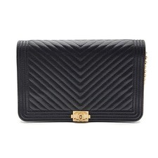 CHANEL Chevron Jungen WOC Mini