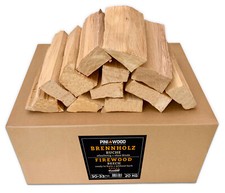PINI Grillholz OHNE RINDE Buche 20 Kg Brennholz 30-33 cm für Pizzaofen Kamin