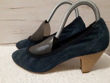 Damen Schuhe Pumps Roberto Santi Leder Blau Gr.38