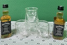4x  Totenkopf  Shotglas/ Krug
