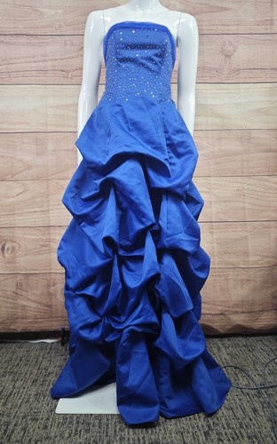 Ballkleid royalblau mit