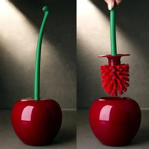Rote toilettenbürste kirsche - rote,