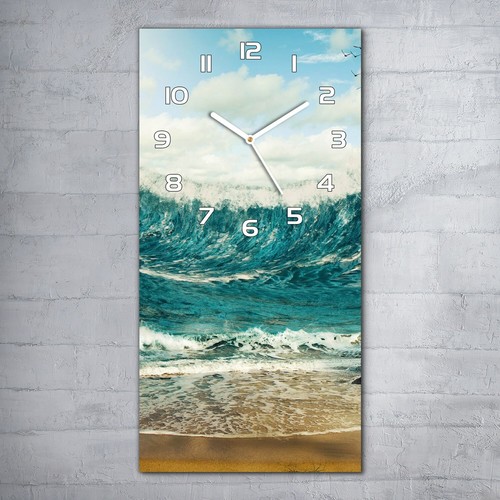 Wanduhr glasuhr 30x60 - wanduhr,