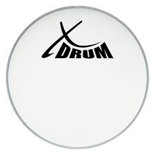 XDrum Session 22" Schlagzeug Fell Coated Drum Head Fell für Bassdrum weiss