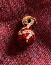 Anhänger Ei Stil Faberge Rot