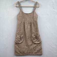 Y2K Mini Jumper Dress M Tweed